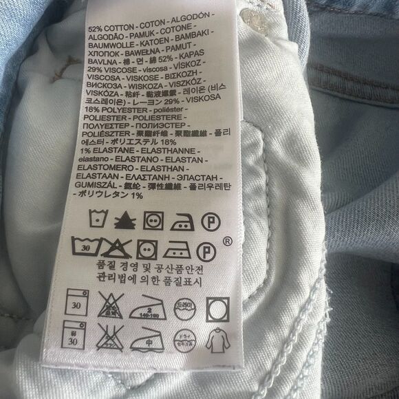 Levi’s 414 Relaxed Straight Jeans Women’s 20W Plus Comfort Stretch Light Wash - Picture 3 of 4